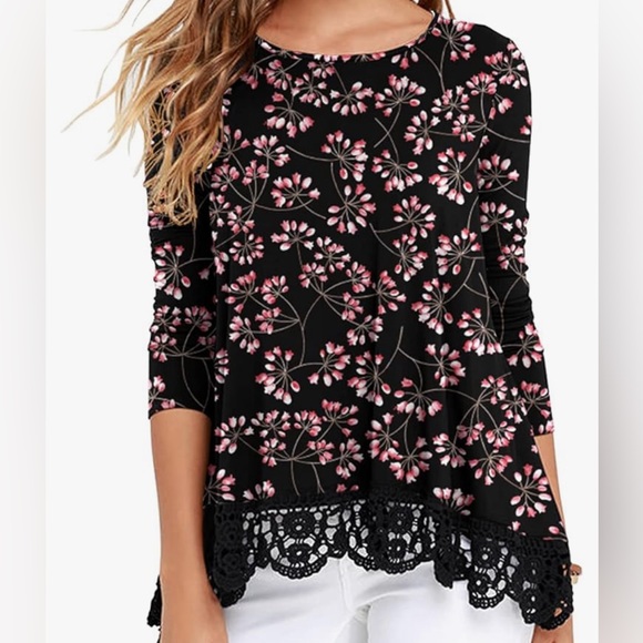 Flowered Tunic - Picture 1 of 13